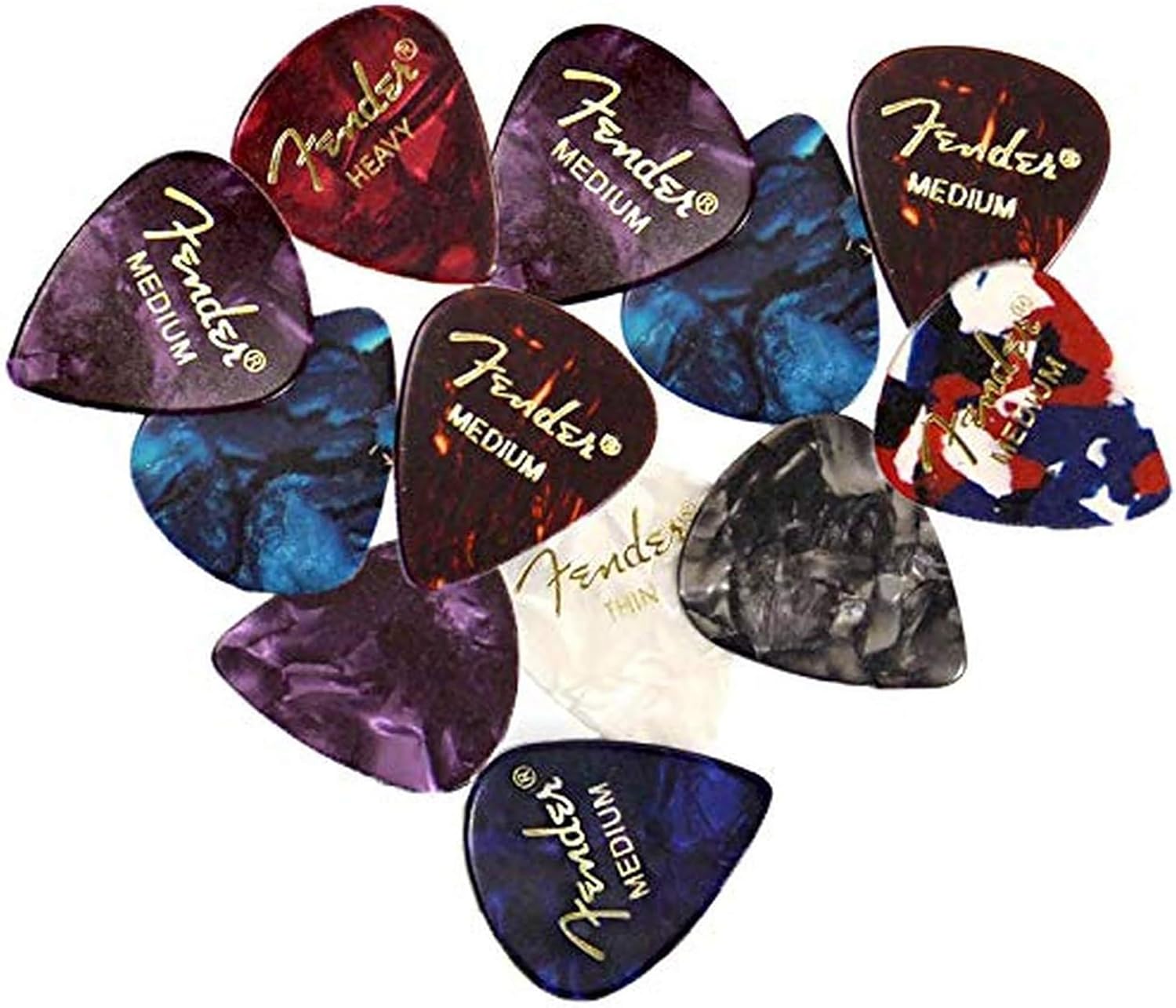 Fender Púas Surtidas (Pack 12)